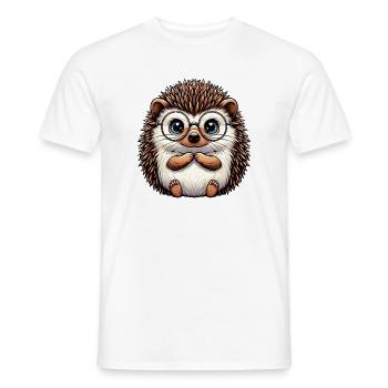 Igel - Männer T-Shirt - Weiß - Vorne - AI Model Male 178 dark (178cm)
