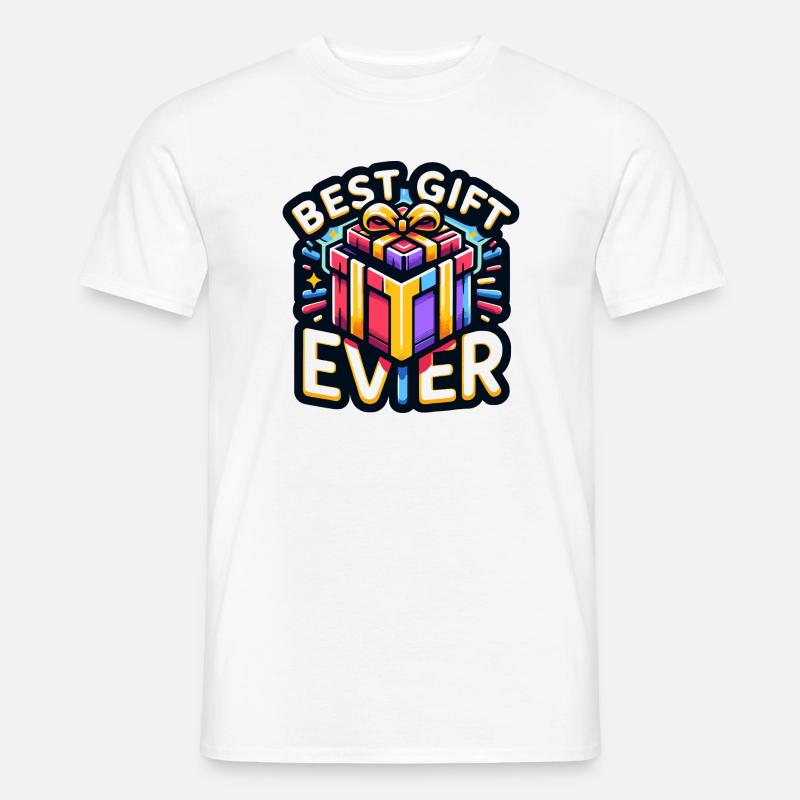 Best Gift Ever - Witzige Geschenkidee - Männer T-Shirt - Weiß