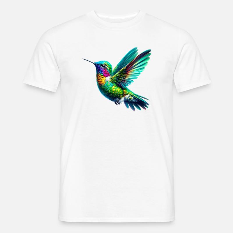 Kolibri - Mænd T-shirt - hvid