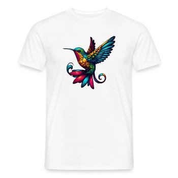 Colibri - T-shirt homme - blanc - Devant - AI Model Male 178 dark (178cm)