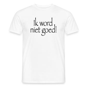 20 Ich werde nicht gesund - Männer T-Shirt - Weiß - Vorne - AI Model Male 178 dark (178cm)