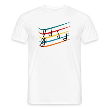 1. 1 year. 1st ANNIVERSARY. 1 YEAR ANNIVERSARY - Men's T-Shirt - white - Front - AI Model Male 178 dark (178cm)