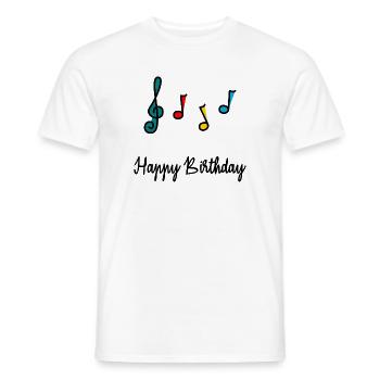 1. 1 Jahr. 1. JUBILÄUM. 1-JÄHRIGES JUBILÄUM - Männer T-Shirt - Weiß - Vorne - AI Model Male 178 dark (178cm)