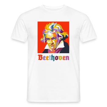 Beethoven 2 - Männer T-Shirt - Weiß - Vorne - AI Model Male 178 dark (178cm)