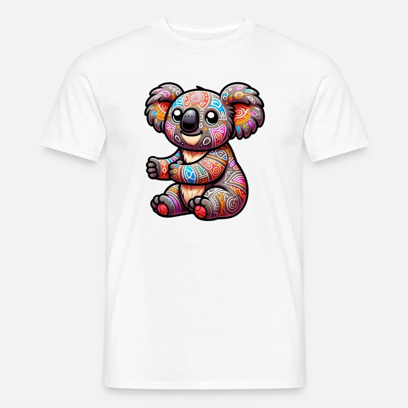 Koala - Männer T-Shirt - Weiß