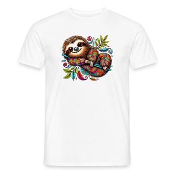 Paresse - T-shirt homme - blanc - Devant - AI Model Male 178 dark (178cm)