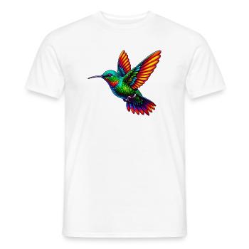 Colibri - T-shirt homme - blanc - Devant - AI Model Male 178 dark (178cm)
