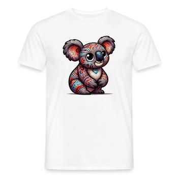 Koala - T-shirt homme - blanc - Devant - AI Model Male 178 dark (178cm)