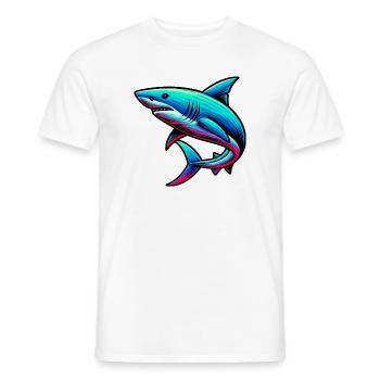 Hai - Männer T-Shirt - Weiß - Vorne - AI Model Male 178 dark (178cm)