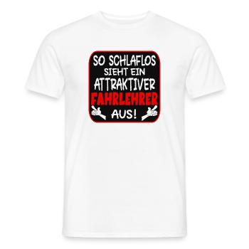Fahrlehrer - Männer T-Shirt - Weiß - Vorne - AI Model Male 178 dark (178cm)