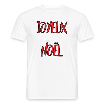 WEIHNACHTEN. FROHE WEIHNACHTEN. FROHE WEIHNACHTEN. NEUJAHRSTAG - Männer T-Shirt - Weiß - Vorne - AI Model Male 178 dark (178cm)
