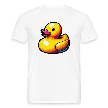 Caneton Canard Canard Canard - T-shirt homme - blanc - Devant - AI Model Male 178 dark (178cm)