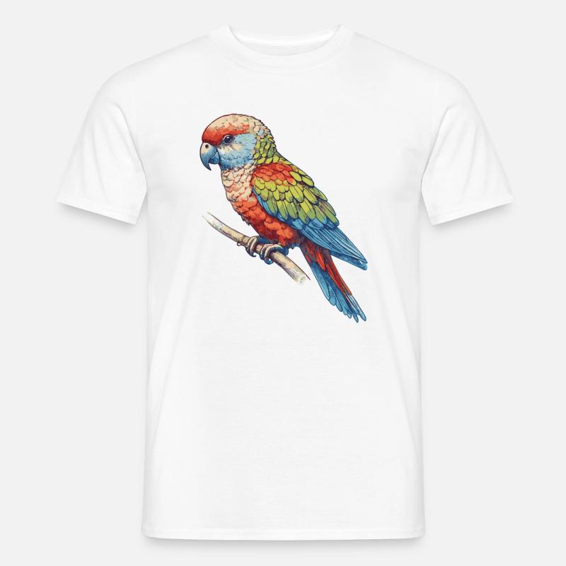 Papagai - Männer T-Shirt - Weiß
