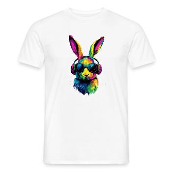 Hase Kaninchen Liebhaber Feldhase Bunny Süße Hasen - Männer T-Shirt - Weiß - Vorne - AI Model Male 178 dark (178cm)