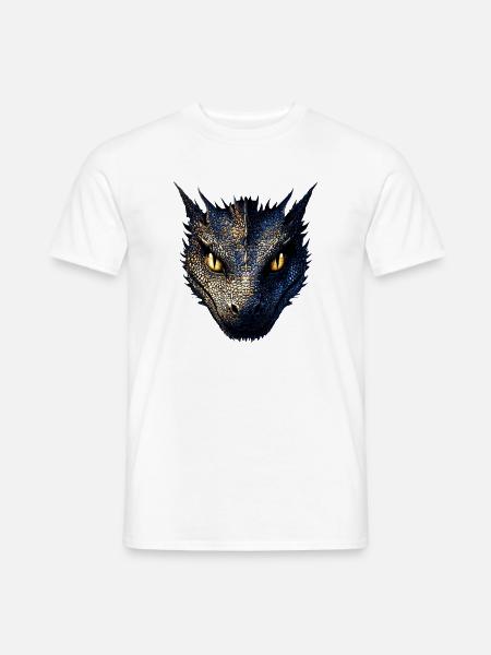 Drache Fabelwesen Dragon Liebhaber Feuer Drachen - Männer T-Shirt - Weiß