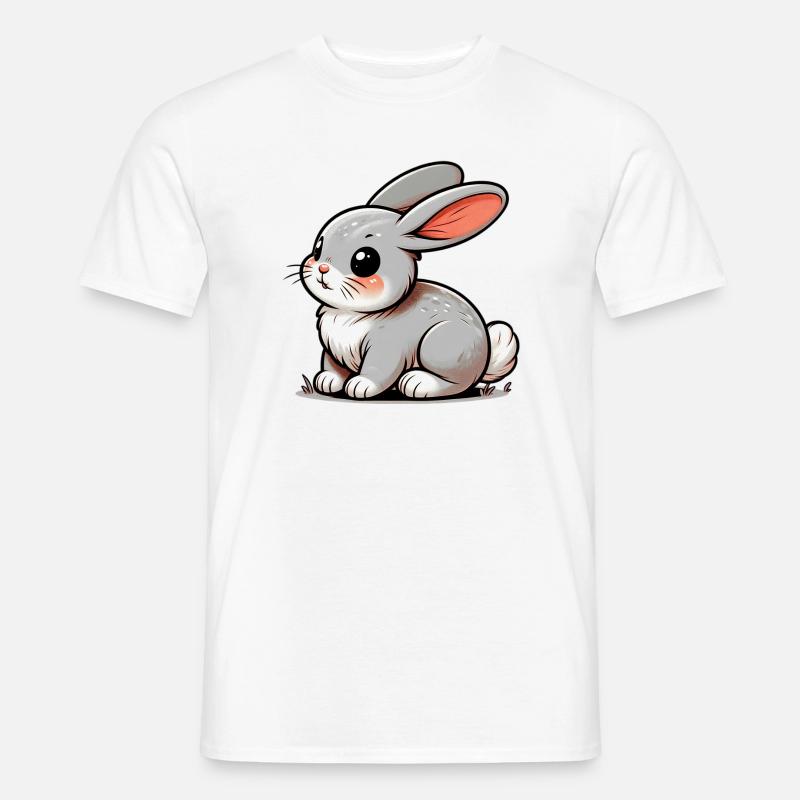 Kanin - Mænd T-shirt - hvid
