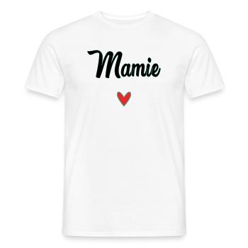 OMA. MAMA. OMA. MUTTERTAG - Männer T-Shirt - Weiß - Vorne - AI Model Male 178 dark (178cm)