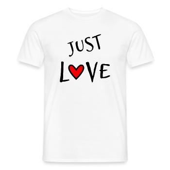 HEART. HAPPY BIRTHDAY. HAPPY BIRTHDAY - Men's T-Shirt - white - Front - AI Model Male 178 dark (178cm)