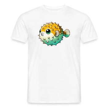 Blowfish - T-shirt homme - blanc - Devant - AI Model Male 178 dark (178cm)