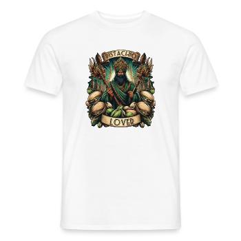 Amateur de pistaches – Royal Pistachio Design - T-shirt homme - blanc - Devant - AI Model Male 178 dark (178cm)