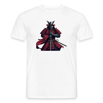 Bushido des Samurai-Kriegers - Männer T-Shirt - Weiß - Vorne - AI Model Male 178 dark (178cm)