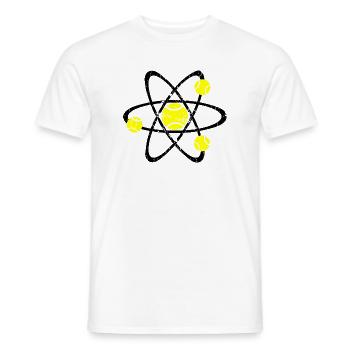 Tennis Physique Chemise Foncé - T-shirt homme - blanc - Devant - AI Model Male 178 dark (178cm)