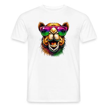 Chameau - T-shirt homme - blanc - Devant - AI Model Male 178 dark (178cm)