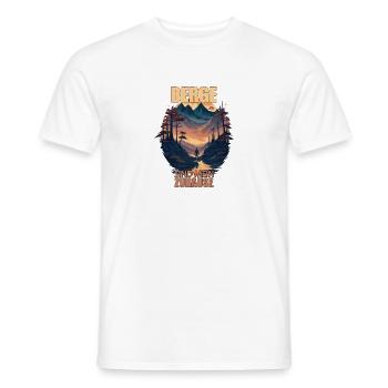 Berge sind meine Zuhause - Männer T-Shirt - Weiß - Vorne - AI Model Male 178 dark (178cm)