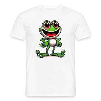 Grenouille - T-shirt homme - blanc - Devant - AI Model Male 178 dark (178cm)