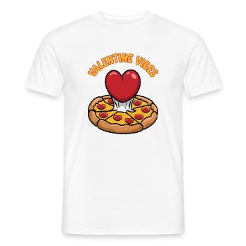 Ambiance de la Saint-Valentin pour les amoureux le jour de la Saint-Valentin - T-shirt homme - blanc - Devant - AI Model Male 178 dark (178cm)