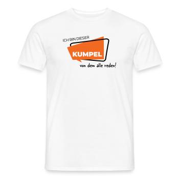 Ich bin dieser Kumpel von dem alle reden - Männer T-Shirt - Weiß - Vorne - AI Model Male 178 dark (178cm)