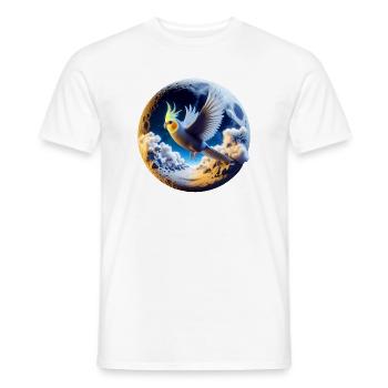 Nymphensittich (22) - Männer T-Shirt - Weiß - Vorne - AI Model Male 178 dark (178cm)