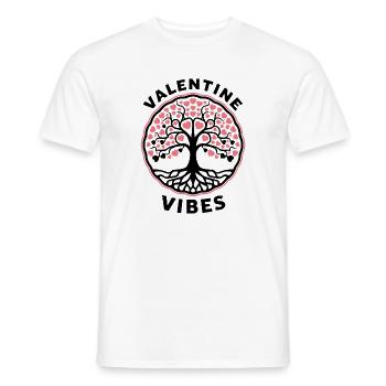 Ambiance de la Saint-Valentin pour les amoureux le jour de la Saint-Valentin - T-shirt homme - blanc - Devant - AI Model Male 178 dark (178cm)