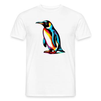 Pingouin - T-shirt homme - blanc - Devant - AI Model Male 178 dark (178cm)
