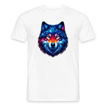 Wolf - Männer T-Shirt - Weiß - Vorne - AI Model Male 178 dark (178cm)