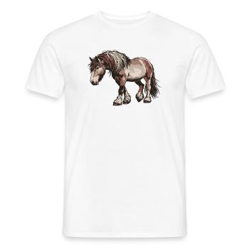 Trottez votre propre chemin - T-shirt homme - blanc - Devant - AI Model Male 178 dark (178cm)