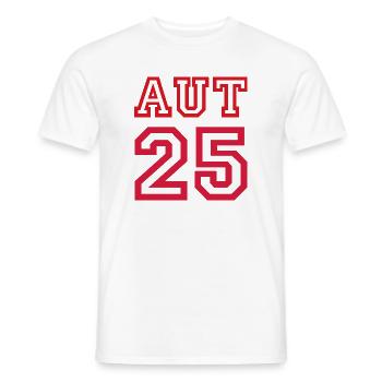 AUSTRIA - Männer T-Shirt - Weiß - Vorne - AI Model Male 178 dark (178cm)