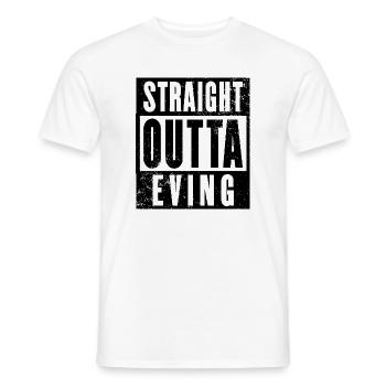 Eving, Ruhrgebiet, Ruhrpott, echter Evinger - Männer T-Shirt - Weiß - Vorne - AI Model Male 178 dark (178cm)