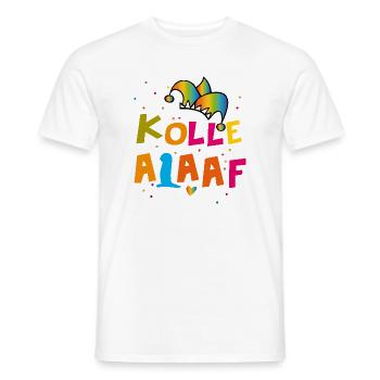 Carnaval de Kölle Alaaf - T-shirt homme - blanc - Devant - AI Model Male 178 dark (178cm)