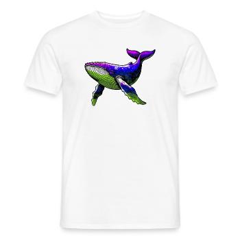 Baleine - T-shirt homme - blanc - Devant - AI Model Male 178 dark (178cm)