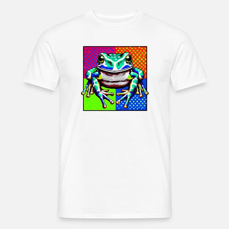 Frosch - Männer T-Shirt - Weiß