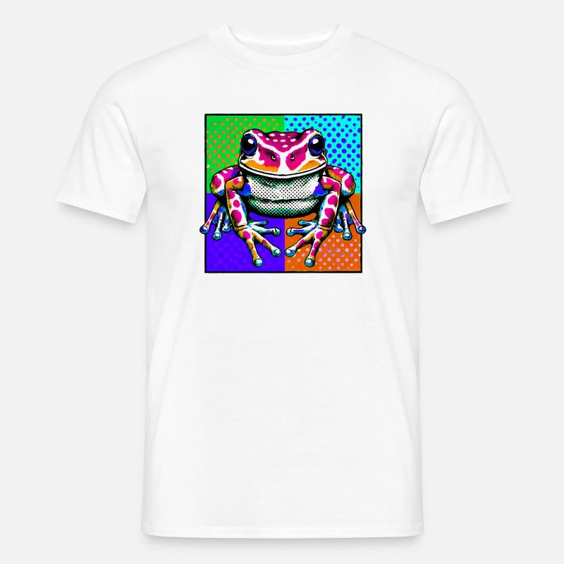 Frosch - Männer T-Shirt - Weiß