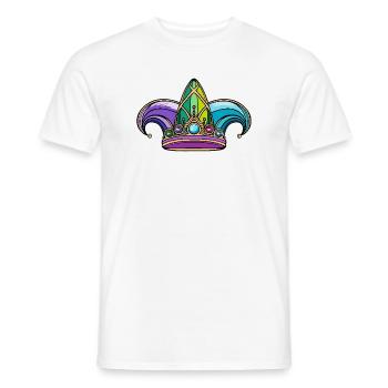Narrenmütze Narrenkappe für Karneval und Fasching - Männer T-Shirt - Weiß - Vorne - AI Model Male 178 dark (178cm)