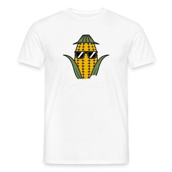 Maisstern-Grafik - Männer T-Shirt - Weiß - Vorne - AI Model Male 178 dark (178cm)