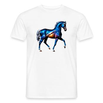 Cheval - T-shirt homme - blanc - Devant - AI Model Male 178 dark (178cm)