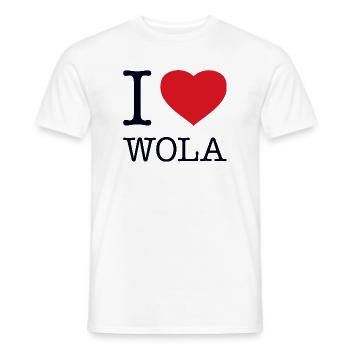 J’ADORE WOLA - T-shirt homme - blanc - Devant - AI Model Male 178 dark (178cm)