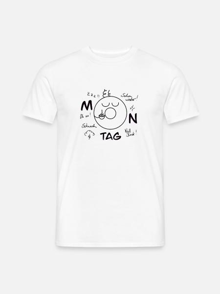 Monday Blues - Men's T-Shirt - white