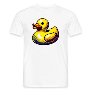 Caneton Canard Canard Canard - T-shirt homme - blanc - Devant - AI Model Male 178 dark (178cm)