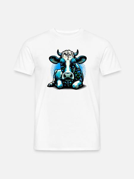 Vache - T-shirt homme - blanc