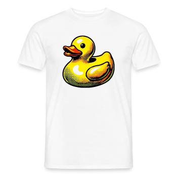 Caneton Canard Canard Canard - T-shirt homme - blanc - Devant - AI Model Male 178 dark (178cm)